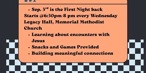 Youth Ministry Night