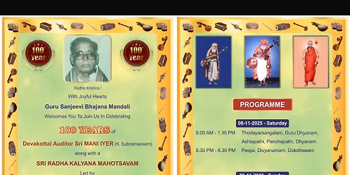 Radha kalyana Mahotsavam 2025 -15th Year