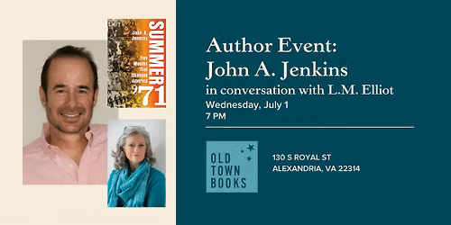 Author Event: John A. Jenkins in conversation with L.M. Elliot