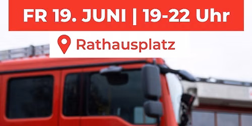Durst l\u00f6schen im Feuerwehrbiergarten