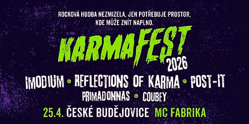 KarmaFest '26 \u2013 \u010cesk\u00e9 Bud\u011bjovice, MC Fabrika