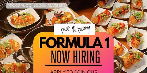 Now Hiring for the 2026 Formula 1 Season!