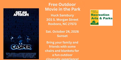 Free Movies in the Parks Series-Casper: Get an Afterlife