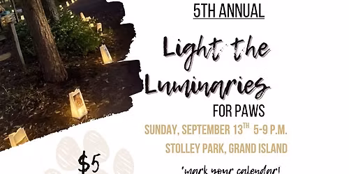 Light the Luminaries for Paws \u2728