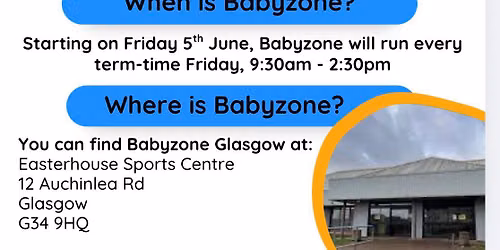 Launch of Babyzone — Easterhouse Sport Centre, Glasgow
