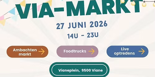 Mieke maakt op Via-markt.