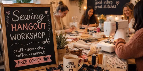 Stitch. Sip. Socialize. Calling all craft lovers \u2702\ufe0f