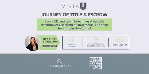 The Journey of Title and Escrow (3 CE Credits)