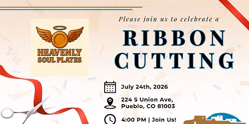 Heavenly Soul Plates Ribbon Cutting