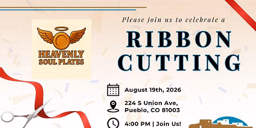 Heavenly Soul Plates Ribbon Cutting