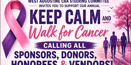 West Augustine Keep Calm and Walk for Cancer Walk
