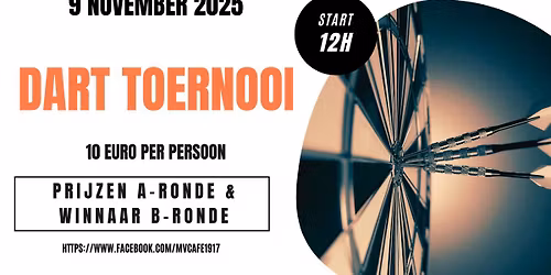 MVC Caf\u00e9 1917 - Darttoernooi November (Maand 3 vd 10)