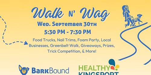 4th Annual FunFest Walk n' Wag with BarkBound & Healthy Kingsport