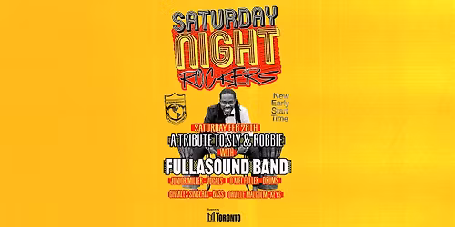 Saturday Night Rockers A TRIBUTE TO SLY & ROBBIE with FULLASOUND BAND