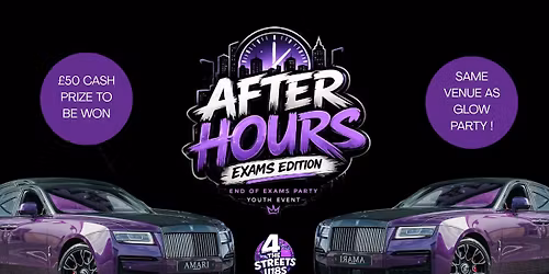 4TS U18s Presents After Hours: Exams Edition (16+)