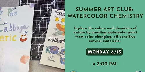 Summer Art Club: Watercolor Chemistry
