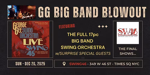 GEORGE GEE FINAL SWING46 17pc. BIG BAND BLOWOUT!