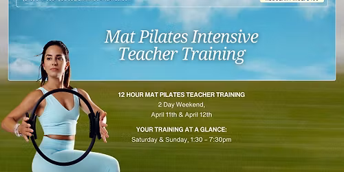 Mat Pilates Intensive Teacher Training