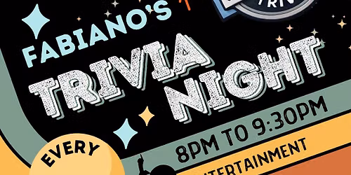 Trivia Night at Fabiano\u2019s 