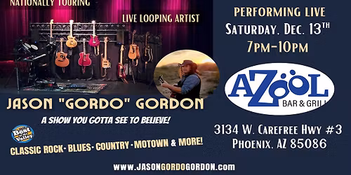 Jason "Gordo" Gordon @ Azool Grill (Phoenix, AZ)