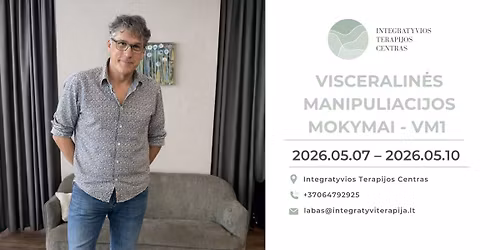 Visceralin\u0117s Manipuliacijos mokymai pagal J.P.Barral (VM1)