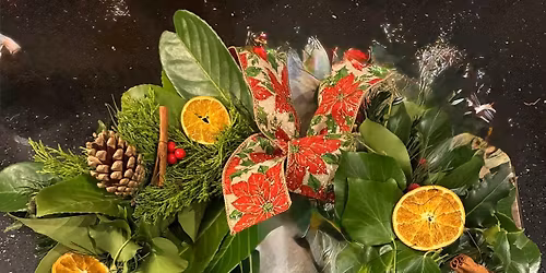 Fresh Christmas wreath workshop