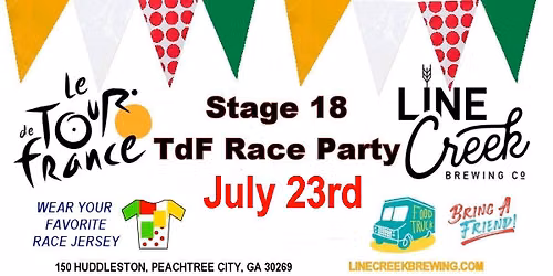 Tour de France Stage 18 Race Party