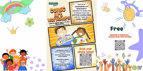 Time Together FAMILY COMIC ART -for children 5-11 years -Leamington Library