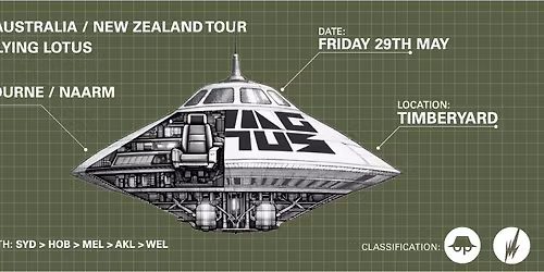 The Operatives Present Flying Lotus - MEL\/Naarm 