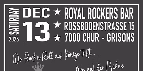 The Royal Rockers Band - Sa 13.12.2025 - Royal Rockers Bar