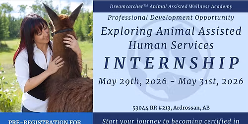 Exploring Animal Assisted Human Services Internship