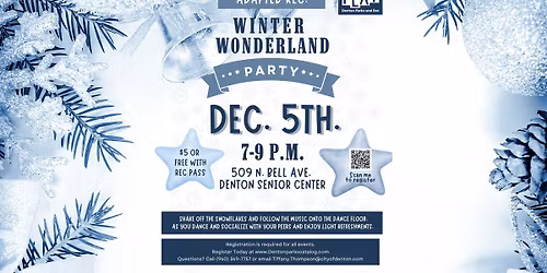 Adapted Recreation: Winter Wonderland Party