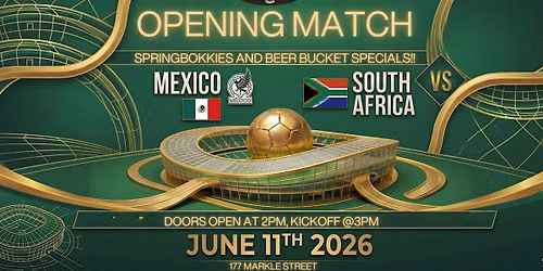 SOUTH AFRICA VS MEXICO WATCH PARTY