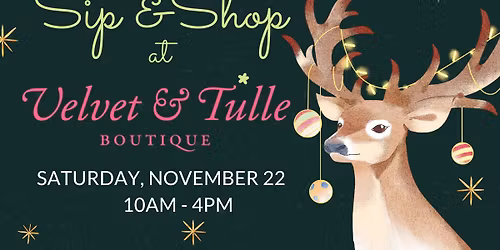 Deer Hunter Widow Sip & Shop