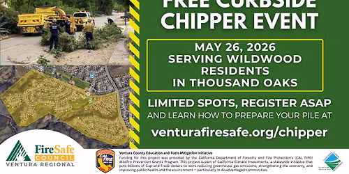 FREE Curbside Chipper Event Wildwood, Thousand Oaks