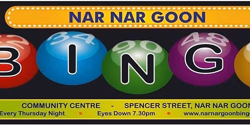Nar Nar Goon Christmas Bingo