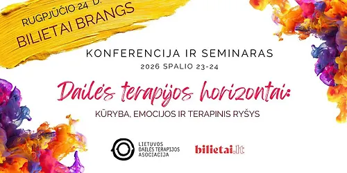 LDTA konferencija "Dailės terapijos horizontai"