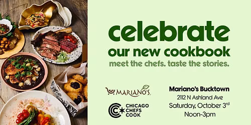 Who's Coming to Dinner? Mariano's Cookbook Launch Party! \u2b50