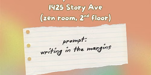 Free generative writing workshop with Golden Hours
