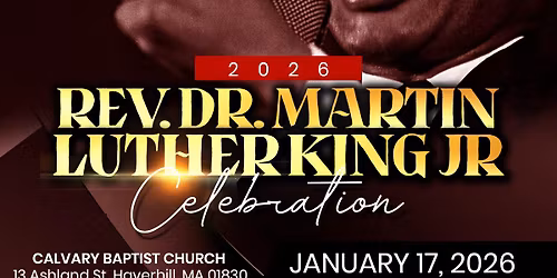 Rev. Dr. Martin Luther King Celebration 2026