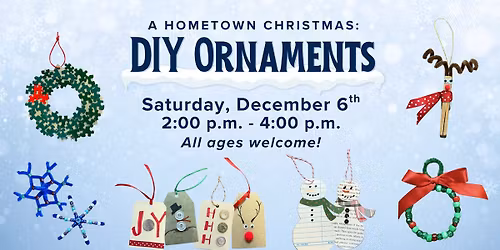 A Hometown Christmas DIY Ornaments