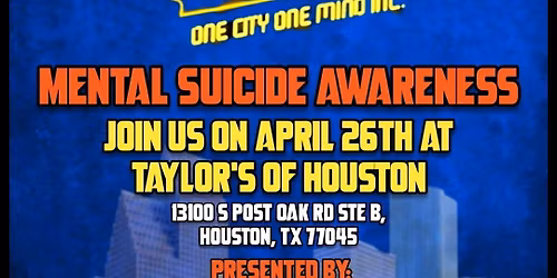 One City One Mind: Mental Suicide Awareness