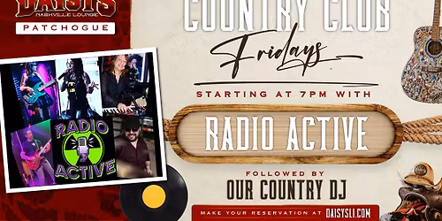 Country Club Fridays – Radio Active LIVE