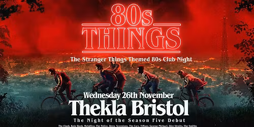 80s Things. Stranger Things Release Party.
