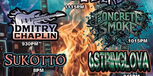 SIX STRING STINGS  @ LUCKY  13 SALOON