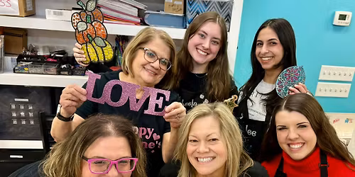 Resin Art Class at Bianca's