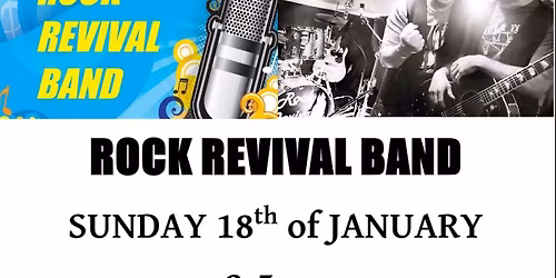 Rock Revival Live - Mooroolbark Bowls Club 2 - 5 p.m. 18\/01\/2026