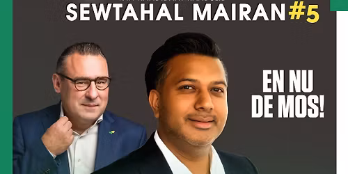 🔥 MASSAMEETING 🔥‘Ondernemers en Jongeren Koken voor Ouderen’ MAIRAN SEWTAHAL OPERA 14 MAART 2026