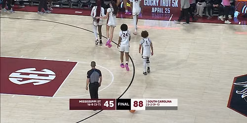 South Carolina Gamecocks at Mississippi State Bulldogs Womens Basketball at Humphrey Coliseum