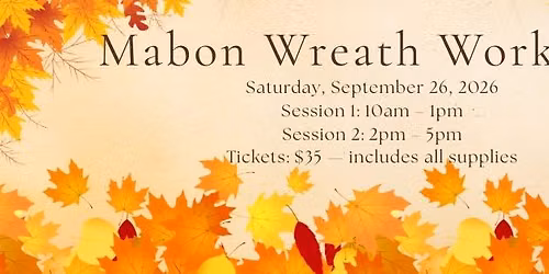 Mabon Wreath Workshop